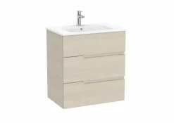 Conjunto De Mueble Base Con Tres Cajones Y Lavabo De Porcelana – Victoria-N – Roca