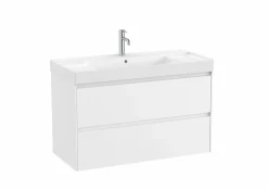 Conjunto De Mueble De Dos Cajones Y Lavabo FINECERAMIC – Ona – Roca