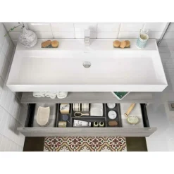 Conjunto De Mueble Suspendido 2 Cajones Con Lavabo Veneto – Monterrey – Salgar