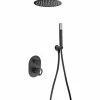 Conjunto Ducha Monomando Empotrado Vesubio Negro M – GTV038/NG – Imex
