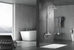 Conjunto Ducha Monomando Milos Stick Blanco Mate – BDYS045/BL – Imex