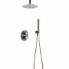 Conjunto Ducha Termostático Empotrado Top Gris Mat – GTQ038/GC – Imex