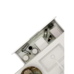 Conjunto Mueble A Suelo 3 Cajones Con Encimera Quadra Life SolidCoat Surface – Serie Life – Baños10