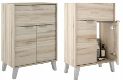 Conjunto Mueble A Suelo 1 Cajon Y 1 Puerta ó 1 Cajon Y 2 Puertas Con Fondo Reducido De 35,5 Cm + Tapa Con Fondo Reducido Midi – Visobath