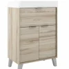 Conjunto Mueble A Suelo 1 Cajon Y 1 Puerta ó 1 Cajon Y 2 Puertas Con Fondo Reducido De 35,5 Cm + Lavabo Midi – Visobath
