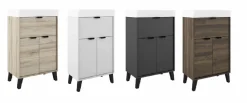 Conjunto Mueble A Suelo 1 Cajon Y 1 Puerta ó 1 Cajon Y 2 Puertas Con Fondo Reducido De 35,5 Cm + Lavabo Midi – Visobath