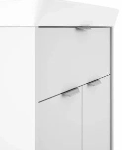 Conjunto Mueble A Suelo 1 Cajon Y 1 Puerta ó 1 Cajon Y 2 Puertas Con Fondo Reducido De 35,5 Cm + Lavabo Midi – Visobath