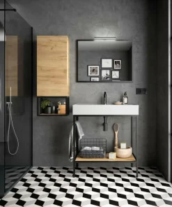 Conjunto Mueble A Suelo Con Lavabo Cerámico – Vinci – Salgar