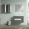 Conjunto Mueble De Baño 2 Cajones + Lavabo + Espejo – Vision – Visobath