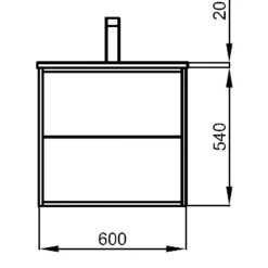 Conjunto Mueble De Baño + Lavabo – Optimus – Salgar