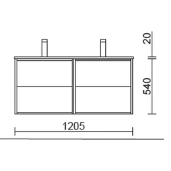 Conjunto Mueble De Baño + Lavabo – Optimus – Salgar
