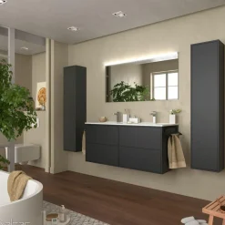 Conjunto Mueble De Baño + Lavabo + Espejo + Aplique – Optimus – Salgar