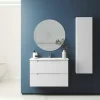 Conjunto Mueble De Baño Suspendido 2 Cajones + Lavabo Cerámico Flat/Ada – Kyoto – Visobath