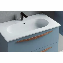 Conjunto Mueble De Baño Suspendido 2 Cajones Con Lavabo Ceramico Ada/flat – Arco – Visobath