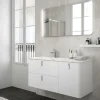Conjunto Mueble Suspendido 2 Cajones + 1 Puerta Derecha – Uniiq D/Blanco Mate – Salgar