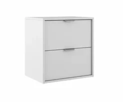 Conjunto Mueble Suspendido 2 Cajones + Tapa Con Fondo Reducido De 35,5 Cm – Midi – Visobath