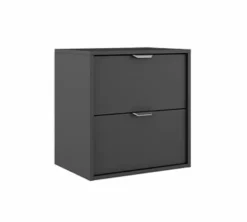 Conjunto Mueble Suspendido 2 Cajones + Tapa Con Fondo Reducido De 35,5 Cm – Midi – Visobath