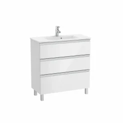Conjunto Unik Mueble Base Compacto De Tres Cajones Y Lavabo – The Gap – Roca