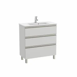 Conjunto Unik Mueble Base Compacto De Tres Cajones Y Lavabo – The Gap – Roca