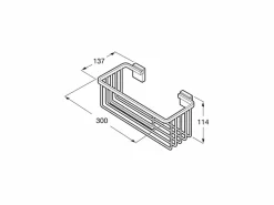 Contenedor De Rejilla (Posibilidad De Instalación Mediante Tornillería O Adhesivo) – Rubik – Roca – A816853024