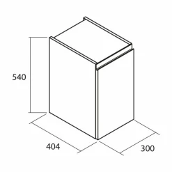 Coqueta Mueble 1 Puerta Para Opcion Modular – MAM – Salgar