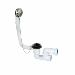 Desagüe De Bañera Ø40mm Manual Negro Horizontal Con Tuerca – S-34. 015638 – Jimten
