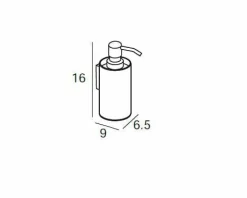 Dosificador Pared – Cromo Modelo Eco – 1717002 – Manillons Torrent