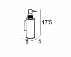 Dosificador Pared – Cromo Modelo Carmen – 6647002 – Manillons Torrent
