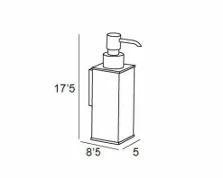 Dosificador Pared – Cromo Modelo Lys – 6717002 – Manillons Torrent