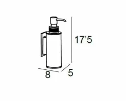 Dosificador Pared Adh. – Oro Modelo Carmen – 6677001 – Manillons Torrent