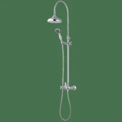 Ducha Monobloc Con Columna Telescópica Clásica Cromo Estilo Premium Colección CLÁSICA 229190 – GRB Mixers