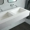 Encimera De Solid Surface Con Faldón De 12 Cm Y Seno Cuadrado – Cocktail – Xolid