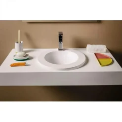 Encimera Gel Coat Con Lavabo Encastrado Lares – Balavu – Doccia Group