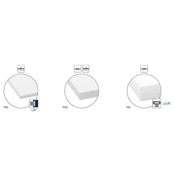 Encimera Sobre Encimera O Suspendida SolidCoat Quadra 1 Seno Life A Medida Textura Silken Blanco – Baños10