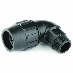 Enlace Acodado De Polietileno 90º – 501193423 – Rosca Macho De 25×3/4» Mm