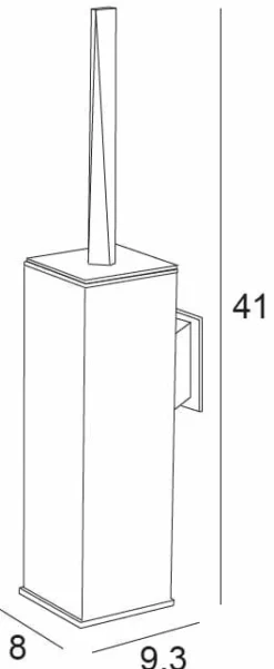 Escobillero De Pared Adh – Negro Mate Modelo Marina – 2867081 – Manillons Torrent