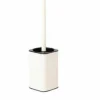 Escobillero De Pie Acabado Blanco Perla Modelo Slim – 2307/2367BP- Manillons Torrent