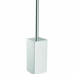 Escobillero Inox Brillo Con Soporte A Pared Serie Barcelona – 09075.B – Nofer