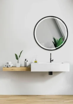 Espejo Alemania 90 Cm Diamtero – Ledimex – ALEM005/90NG