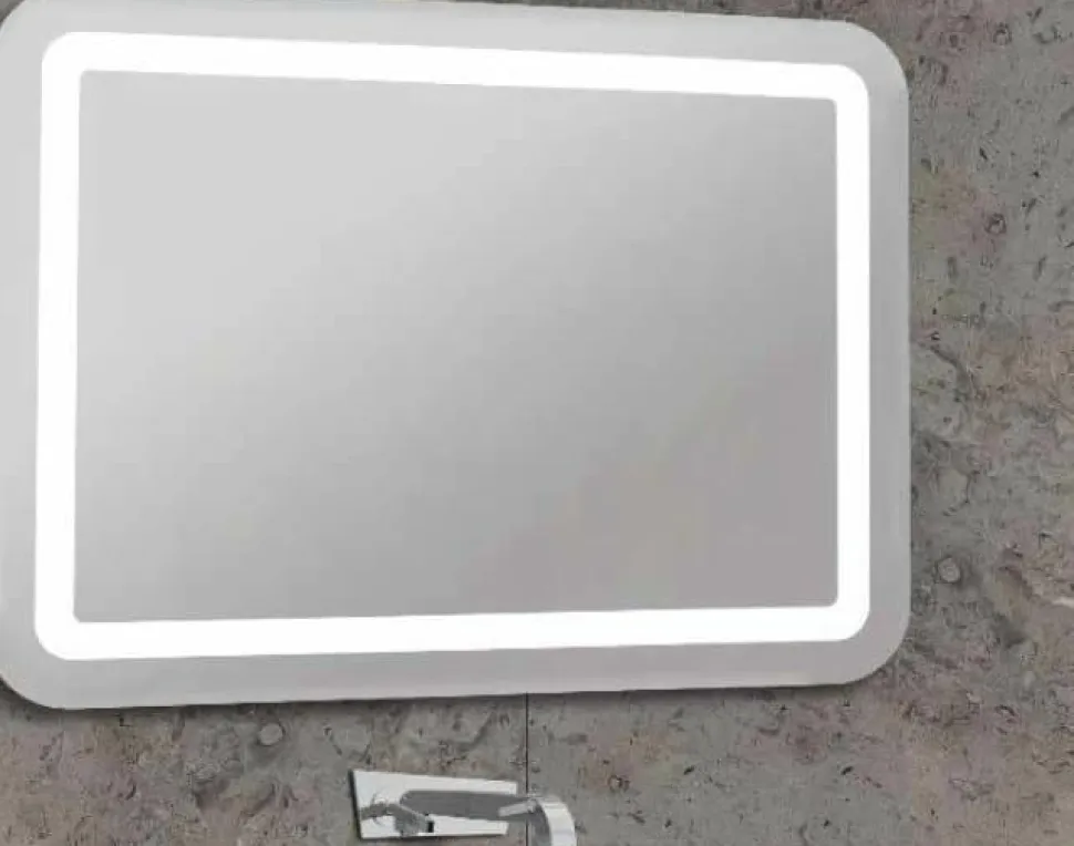 Espejo Con Luz Frontal Proyectada Perimetralmente Modelo Libra – DecorBath