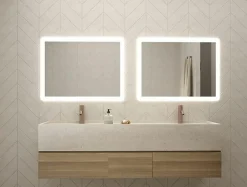 Espejo Con Luz Frontal Proyectada Perimetralmente Modelo Sirius – DecorBath