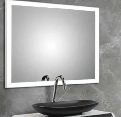 Espejo Con Luz Frontal Proyectada Perimetralmente Modelo Sirius – DecorBath