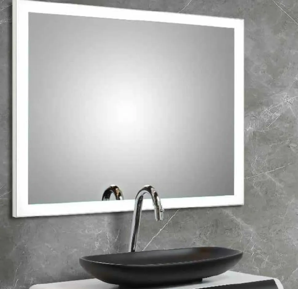 Espejo Con Luz Frontal Proyectada Perimetralmente Modelo Sirius – DecorBath