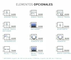 Espejo Con Marco Negro Retroiluminado Perimetralmente Y Luz Frontal Proyectada A Traves Del Marco Arenado Modelo Eros – DecorBath