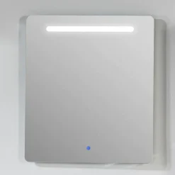 Espejo Cuadrado Con Luz Frontal Franja Superior Con Sensor Touch De Encendido De Antivaho Y Bluetooth – Muebles Jumar