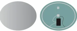 Espejo Oval 100×80 Cm – Ledimex – OVAL019/100