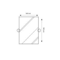 Espejo Reclinable – Inox 240 – PrestoEquip – 88240