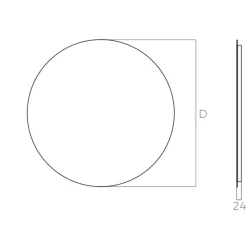 Espejo Redondo Retroiluminado Perimetralmente Modelo Circus – DecorBath