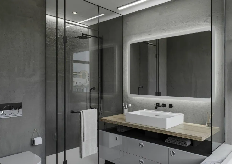 Espejo Retroiluminado Con Luz Proyectada Frontal Y Perimetralmente Por Detrás Modelo Hydro Plus – DecorBath