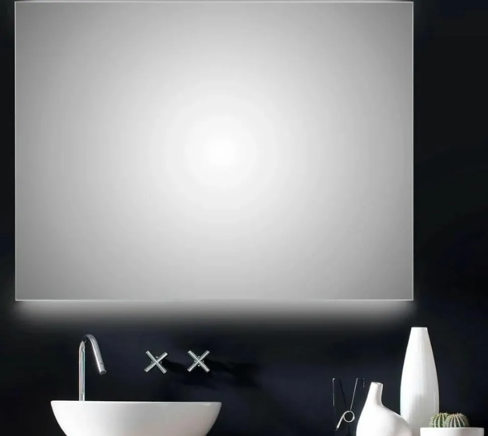 Espejo Retroiluminado En La Parte Superior E Inferior Modelo Aitana – DecorBath